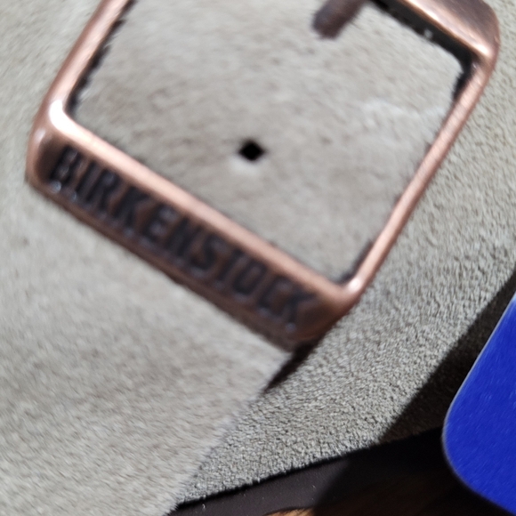Birkenstock Boston Taupe Suede Cork Clogs Mens 11 (44) Nwob New W Tag - Picture 5 of 8